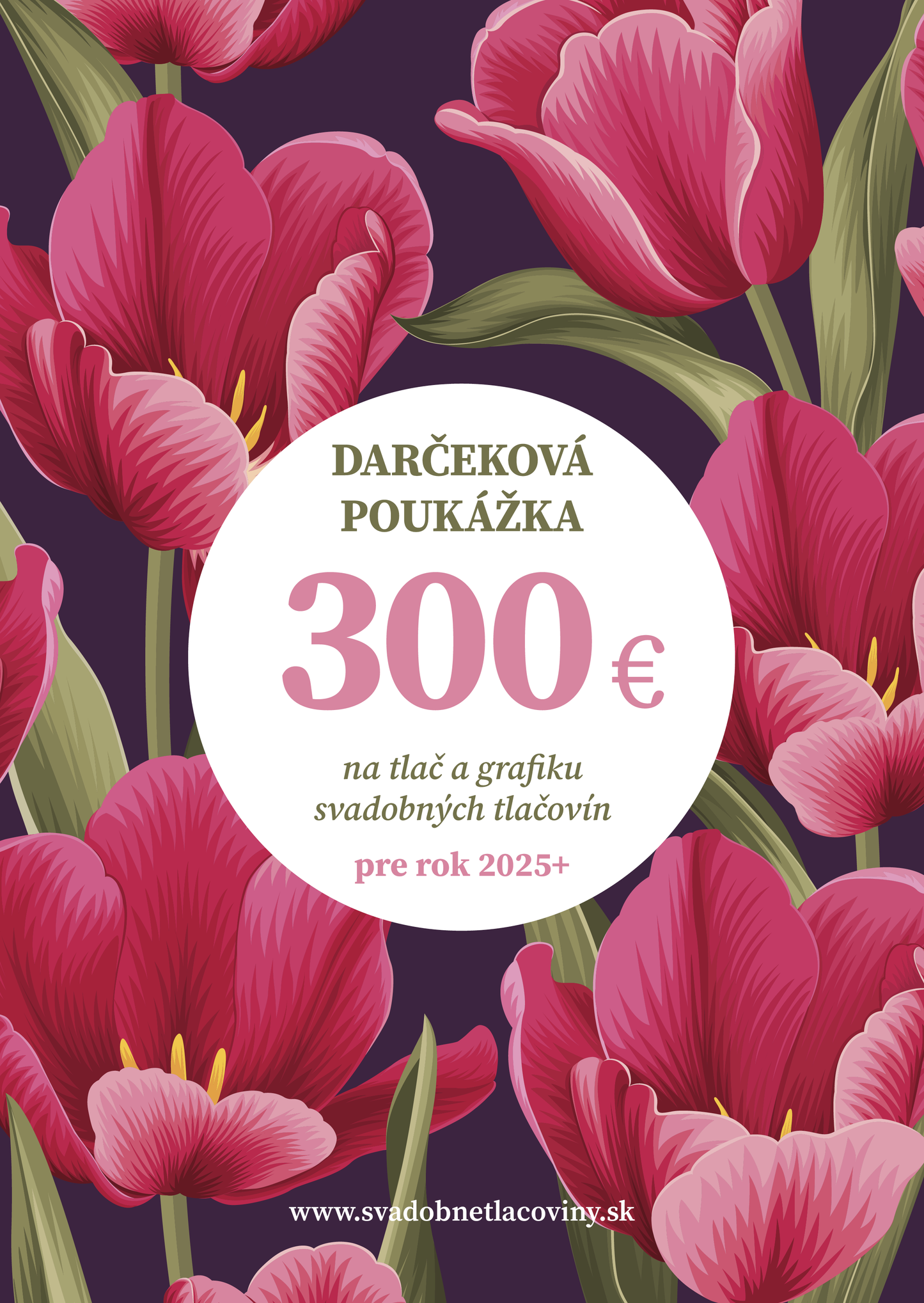 Darčeková poukážka na svadobné tlačoviny – tlačená verzia